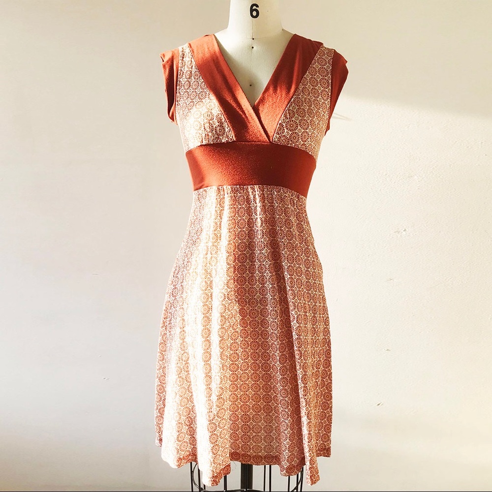 Kimono Inspired V-neck dress
